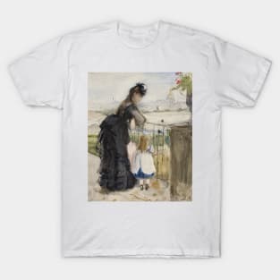 On the Balcony by Berthe Morisot T-Shirt